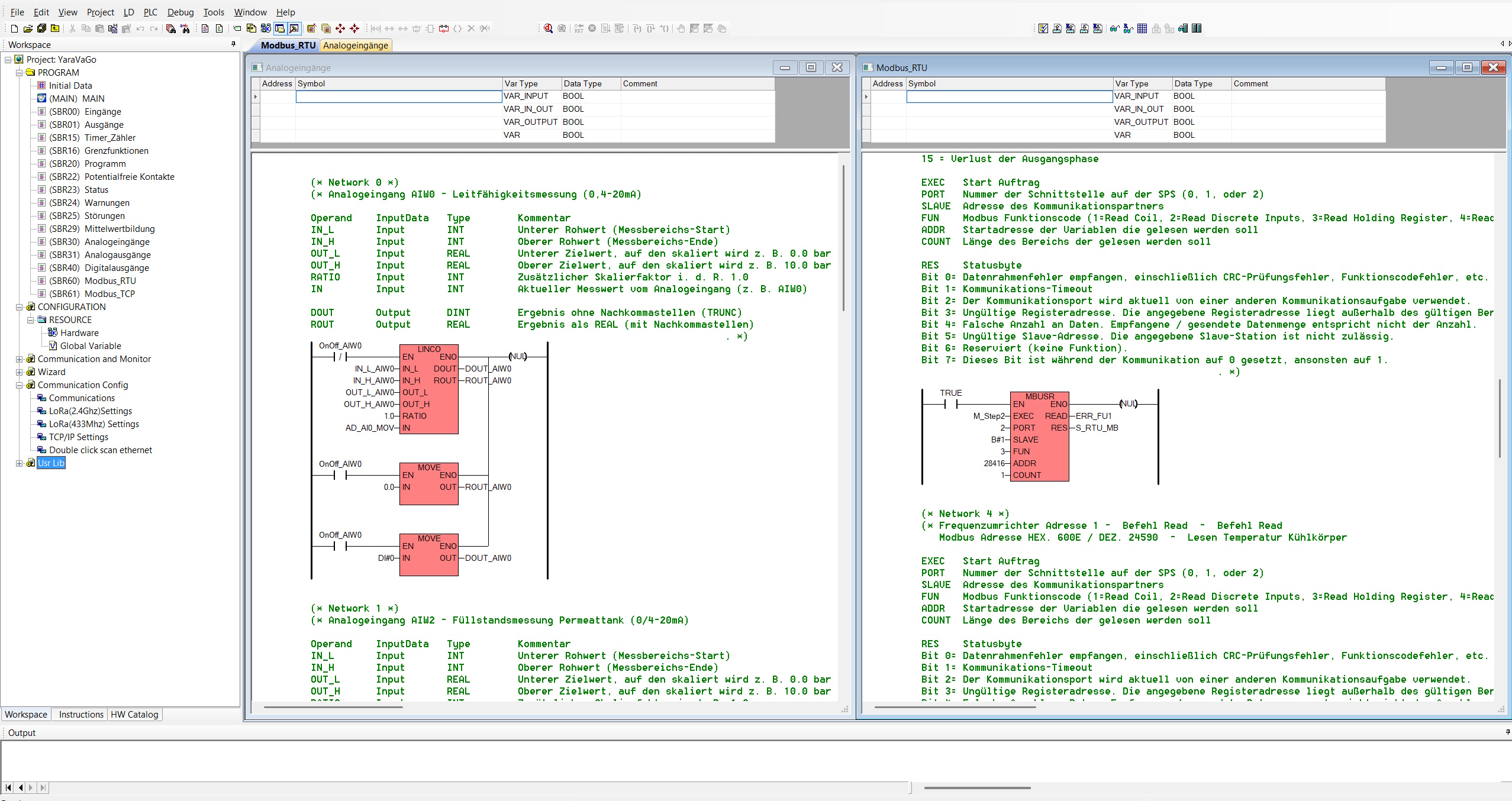 Modular aufgebautes SPS-Programm
